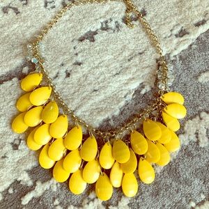 Yellow Statement Necklace